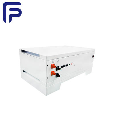Beyaz raf LiFePO4 enerji depolama bataryası şarj edilebilir 48V 150AH 7200WH