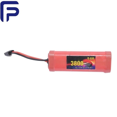 PCB 500 Döngü Ömrü ile 3800mAh Şarj Edilebilir Ni Mh Pil 9.6 Volt 680mA